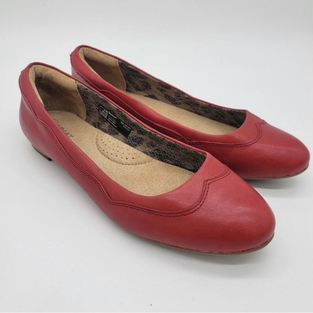Ariat Red Leather Flats